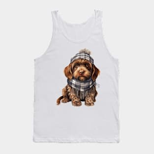 Winter Wirehaired Pointing Griffon Dog Tank Top